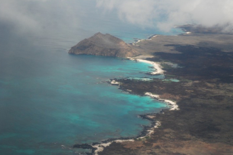 Wybrzeże wyspy Galapagos