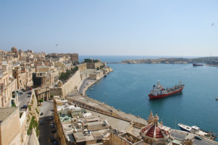 Widok na port - Valetta