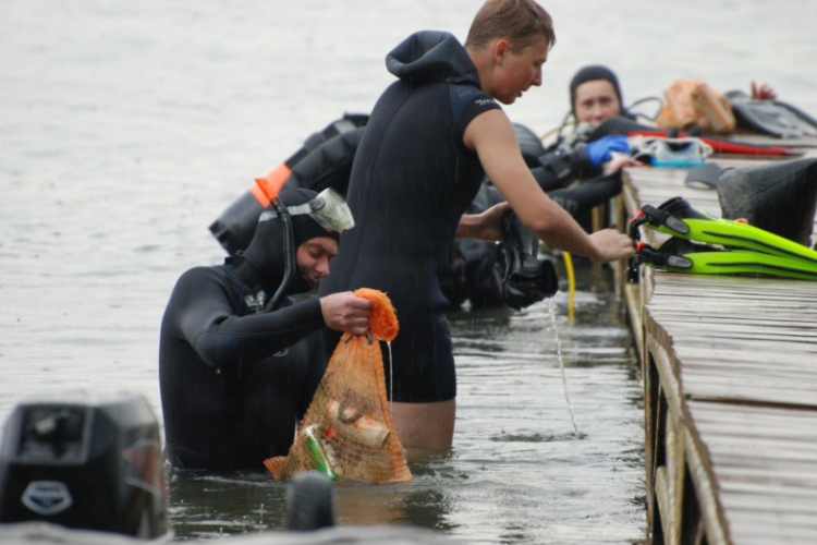 Czyścimy Jezioro Dominickie 2014