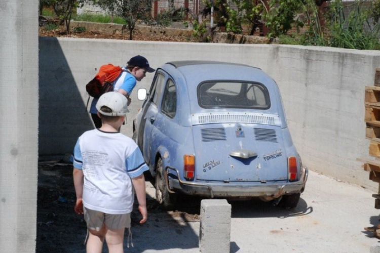 Stary fiat 500