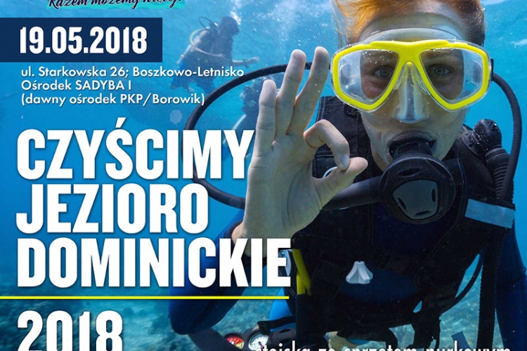 Czyścimy Jezioro Dominickie - X edycja, 19-05-2018r., godz. 10:00